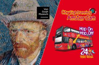 Amsterdam: Hop-On/Hop-Off-Bus-Tour mit Van Gogh Museum