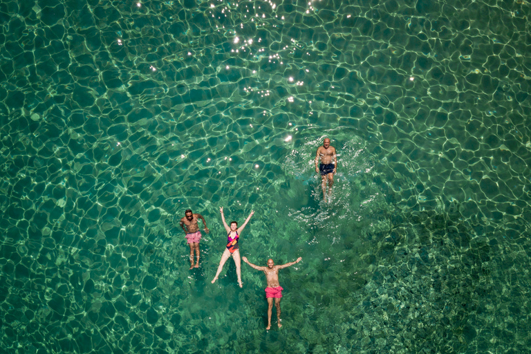 Split: privé boottocht van een hele dag naar Blue Lagoon en Trogir