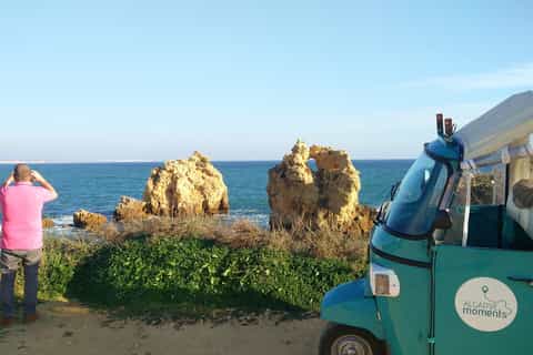 Albufeira : visite touristique en tuk-tuk et plage