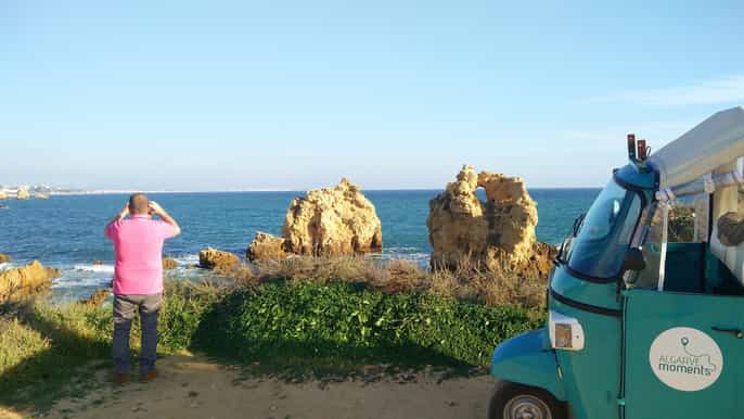 albufeira coast beach and sightseeing tuktuk tour