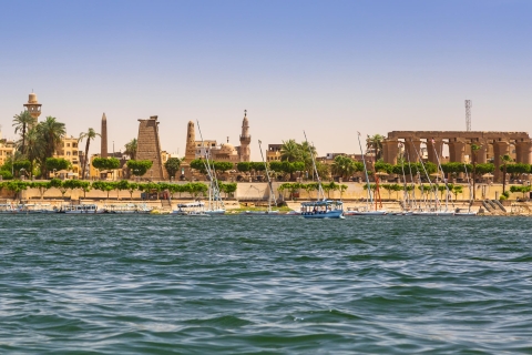 De Lúxor hasta Asuán: crucero guiado por el Nilo de 5 díasRecogida sin tasas de entrada