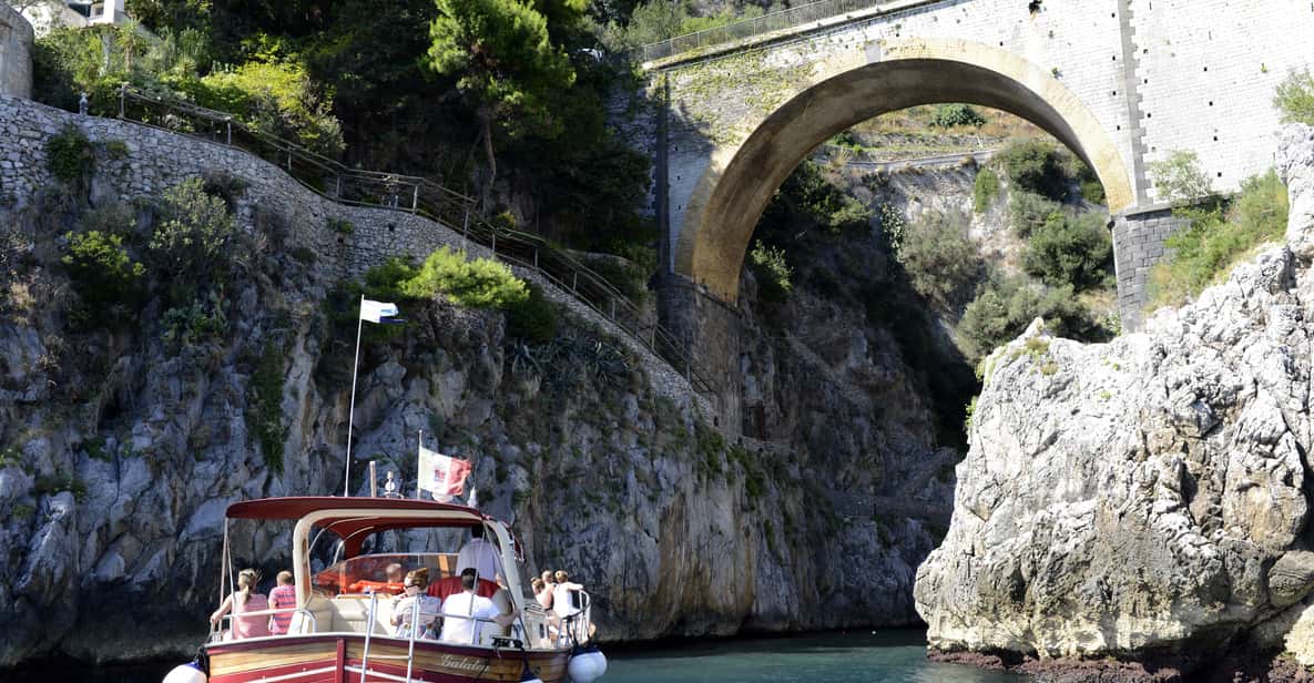 Salerno: 7-Hour Amalfi Coast Small Group Boat Tour