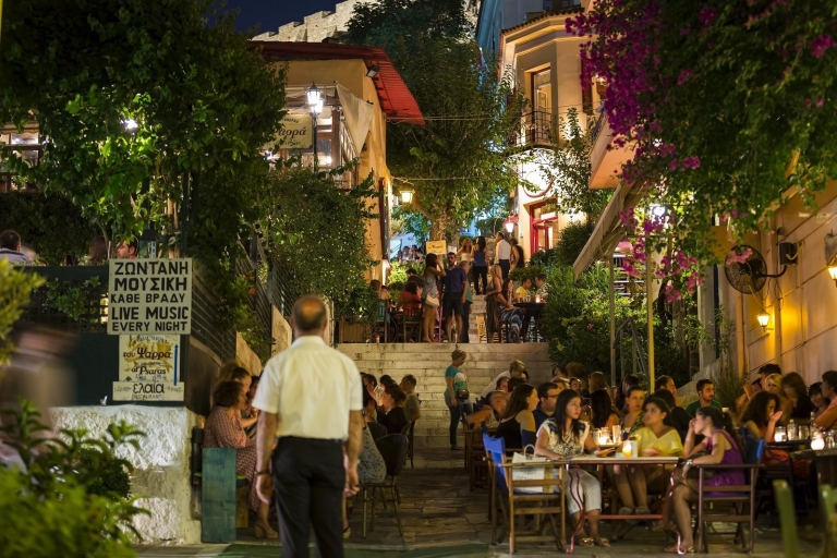Grieks dansen in Plaka met driegangenmaaltijd en wijnStandaard Optie: