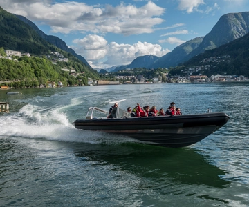 Odda: RIB rondvaart op de Hardangerfjord
