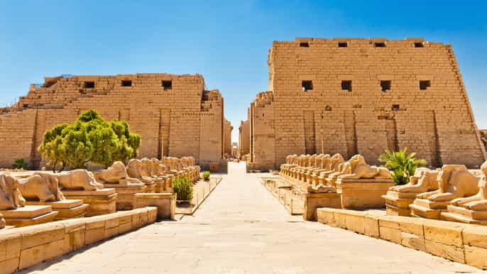 fra kairo guidet tur med luxor med overnatting i 1. klasse