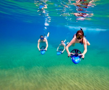 Wailea Beach: Guided Sea Scooter Snorkeling Tour