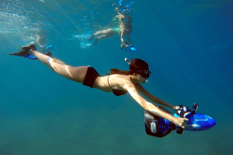 Maui: tour guiado de esnórquel en scooter subacuático