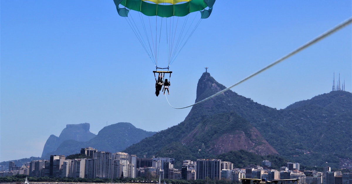 Rio de Janeiro 2Hour Boat Trip with Parasailing GetYourGuide