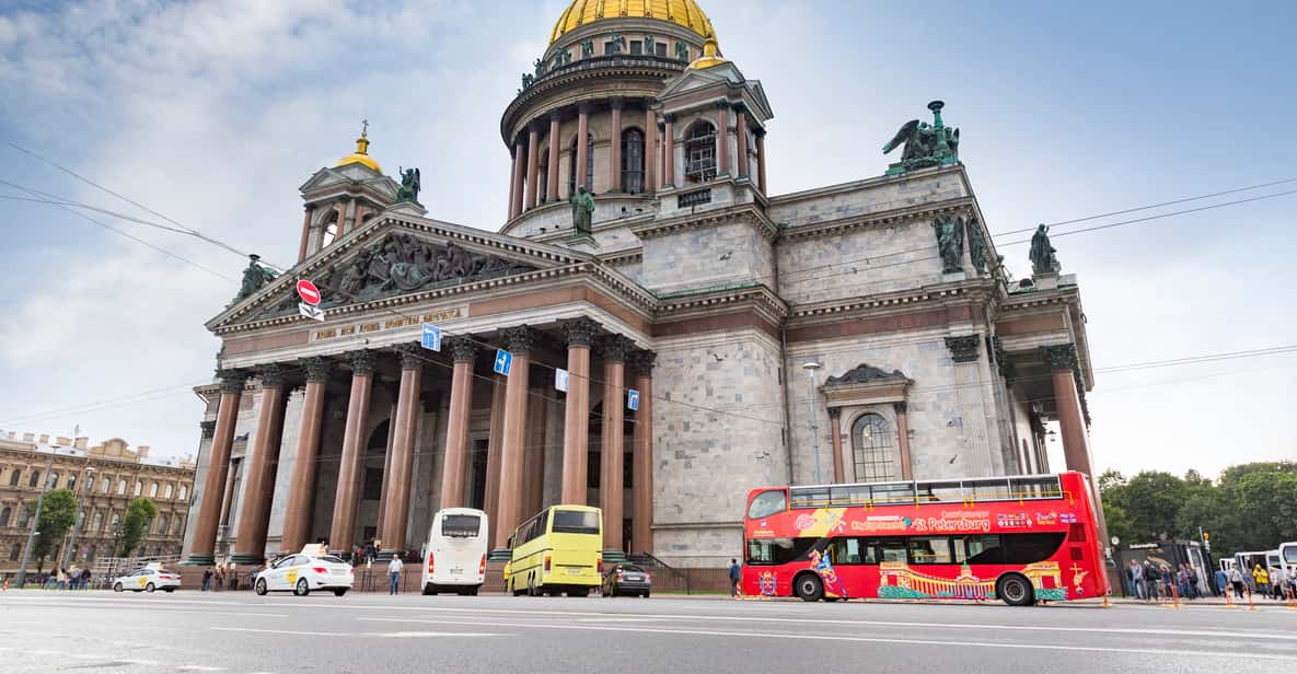 St. Petersburg: Hop-on Hop-off Bus Tour or Boat Tour