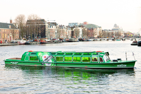 Amsterdam: City Canal Cruise and Heineken Experience Ticket Heineken Experience and City Canal Cruise with Snack Box