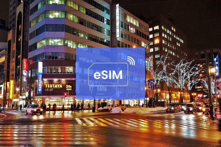 Sapporo: plan mobilnej transmisji danych eSIM w Japonii/Azji10 GB/30 dni: tylko Japonia