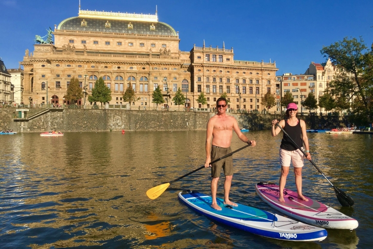 Praag: 2 uur paddleboarden in het stadscentrum
