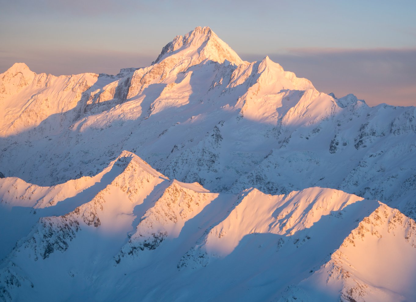 Mount Cook: Naturskøn helikoptertur med alpelanding