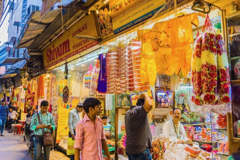 Vieux Delhi: visite de 3 heures en tuk-tuk / pousse-pousse