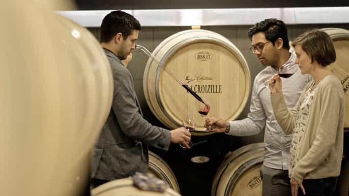 saintemilion visita a bodega y curso de bodega