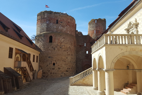 Från Riga: Rundale Palace &amp; Bauska Castle Tour till VilniusGuidad privat rundtur