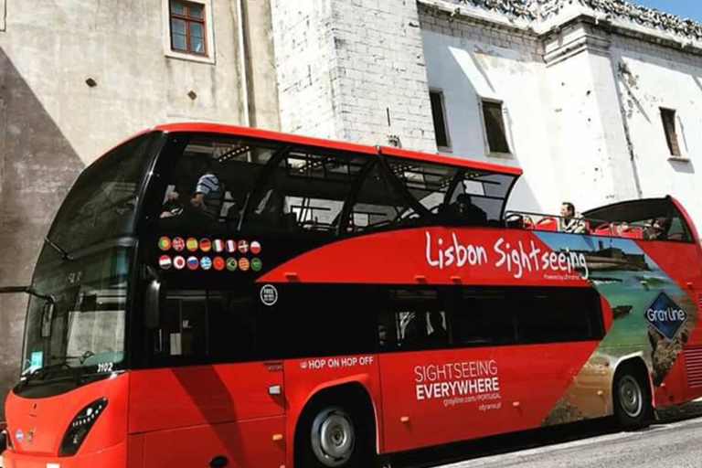 Lizbona: 48-godzinny bilet autobusowy wskakuj / wyskakuj i rejs po rzeceZamkowa linia autobusowa i rejs po rzece