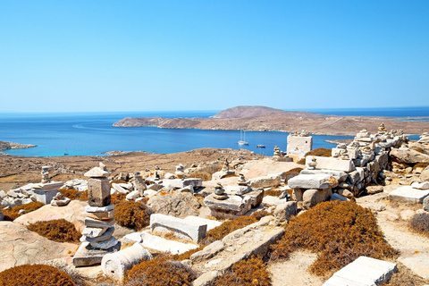 From Mykonos: 3-Hour Sunset Cruise to Delos Island