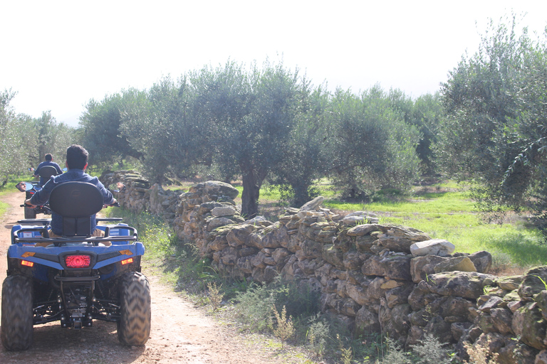 Ab Georgioupoli: Halbtägige Quad-/ATV-SafariQuad für 1 Fahrer und 1 Beifahrer