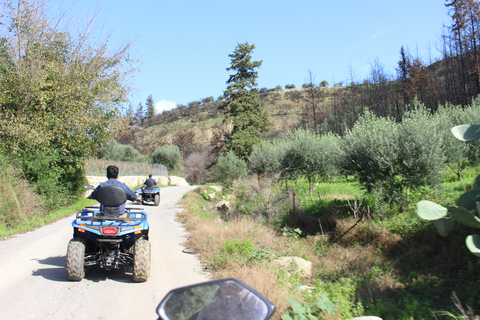 From Georgioupolis: Half-Day Quad ATV SafariQuad for 1 Driver 1 Passenger