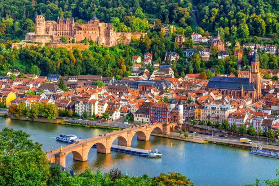 Ab Frankfurt: Tagestour nach Heidelberg und Rothenburg
