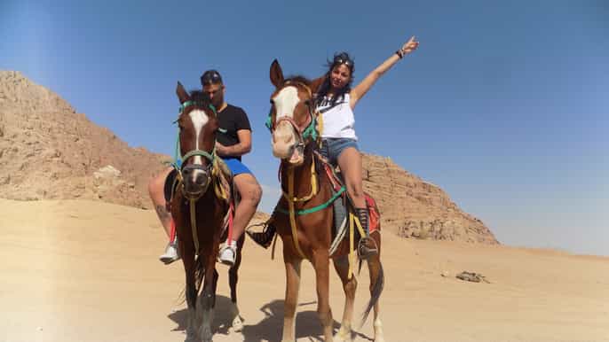 horse ride in sharm el sheikh desert day trip