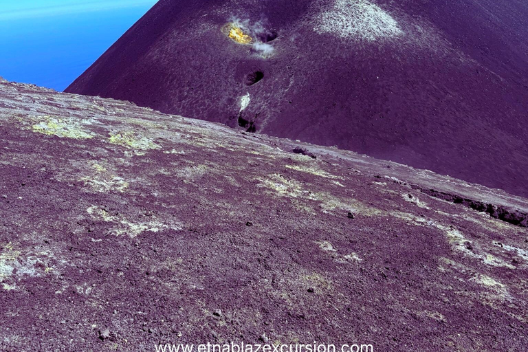 Trek to the summit of Mount Etna (3,350 m) with drone video etna summit craters hike