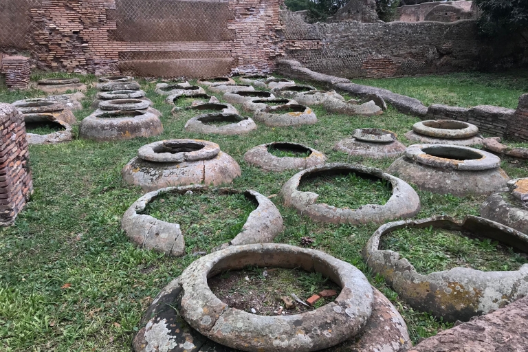Roma: recorrido privado en camioneta por Ostia Antica con un arqueólogo