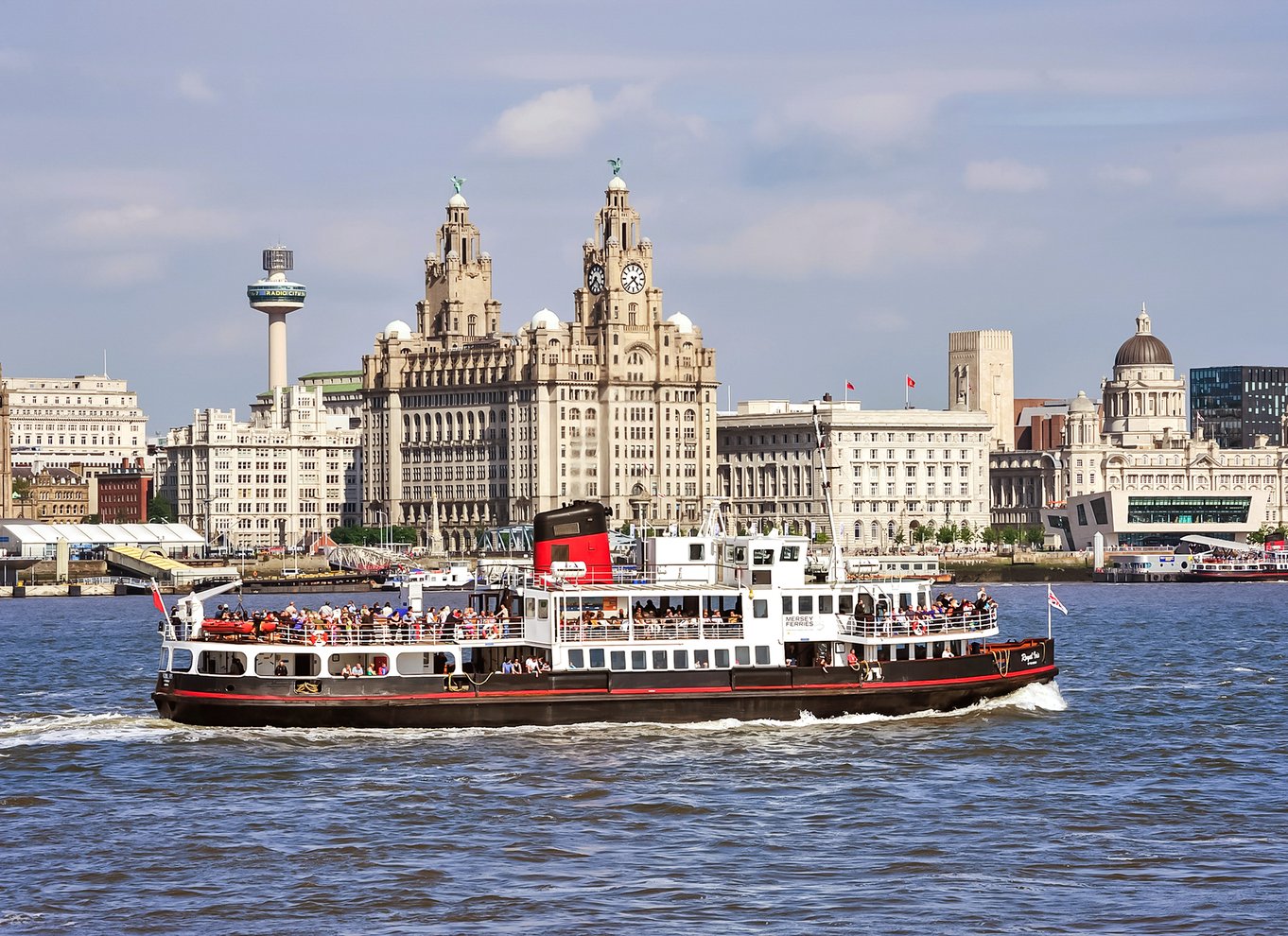 Liverpool: Sightseeing River Cruise på Mersey River