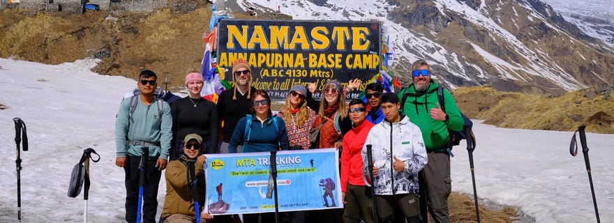 Katmandou/Pokhara : trek de 5 jours au camp de base de l'Annapurna (ABC)