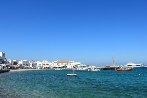 Mykonos : taxi aéroport, port et hôtels