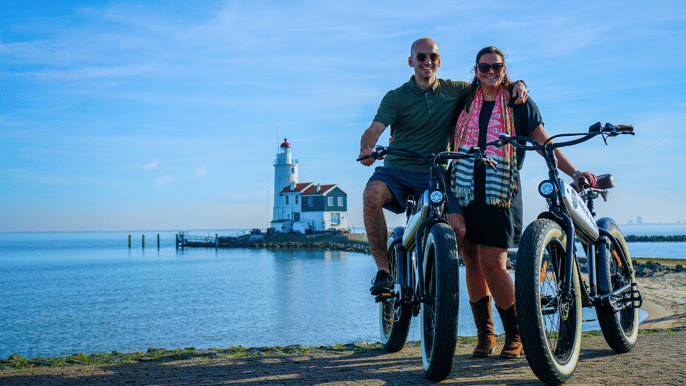 volendam 3.5hour efatbike rental with boat cruise
