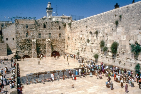 Z Tel Awiwu: jednodniowa wycieczka z przewodnikiem po Starym Mieście w Jerozolimie i nad Morzem MartwymWycieczka w języku hiszpańskim
