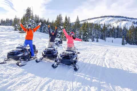 Moscow: Snowmobile Forest Safari Adventure