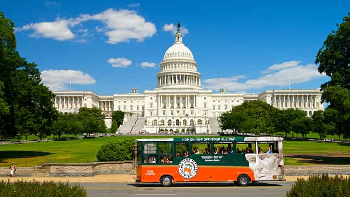 washington dc hopon hopoff trolley city tour