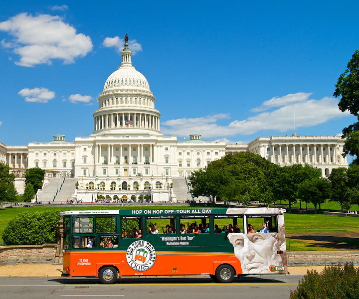 Washington, DC: Old Town Hop-On Hop-Off Trolley City Tour