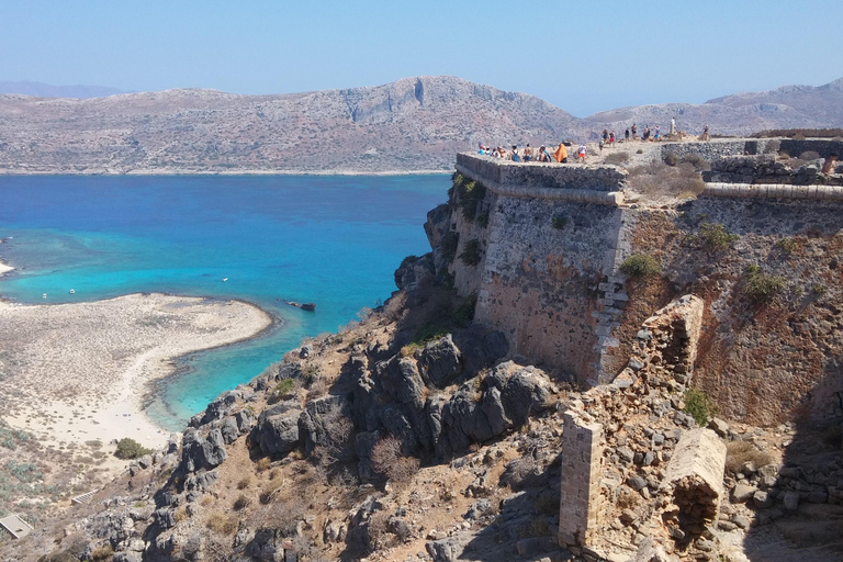 From Chania: Balos Beach & Gramvousa Cruise (Boat +Transfer)