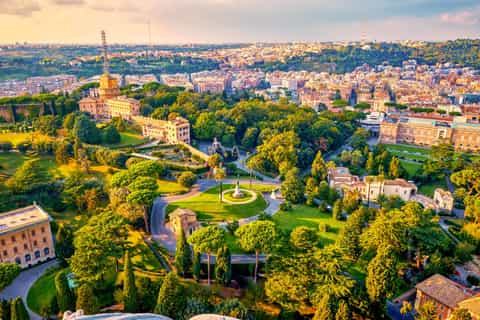 vatican gardens tour on minibus