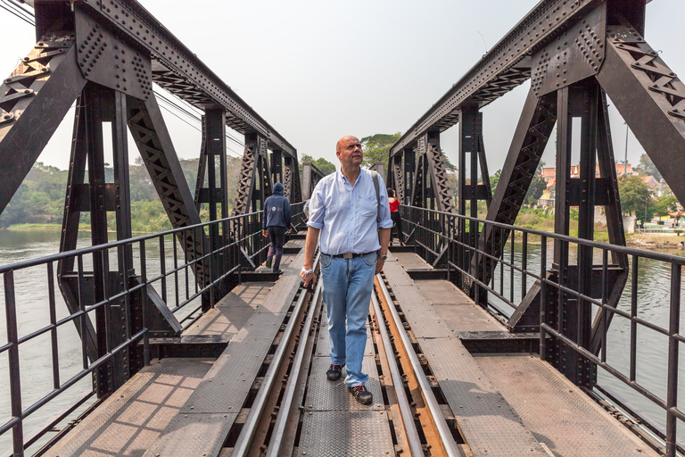 Ab Bangkok: Historische Tagestour zum Fluss KwaiTour ohne Hotelabholung