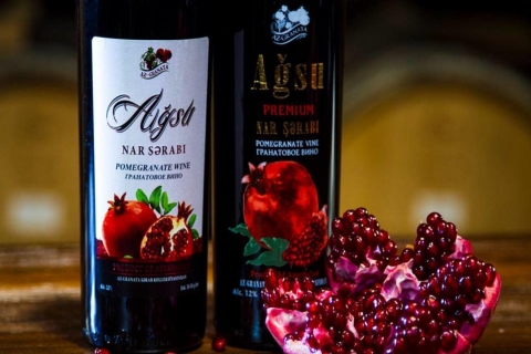 Bakú: Tour de vino de granada a Aghsu con almuerzo local