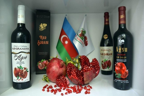 Bakú: Tour de vino de granada a Aghsu con almuerzo local