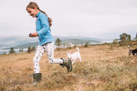 Tromsø : entraînement de chiots à la ferme des huskies