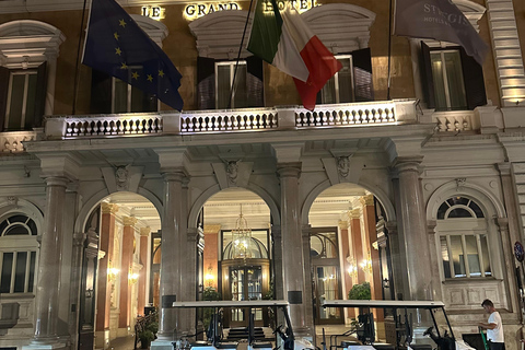Roma: tour in golf cart con servizio di prelievo in hotelRoma: tour serali privati in golf cart nel centro della città