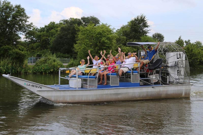New Orleans: Rasante Tour im Sumpfboot für 16 TeilnehmerSelbstfahrt zum Treffpunkt