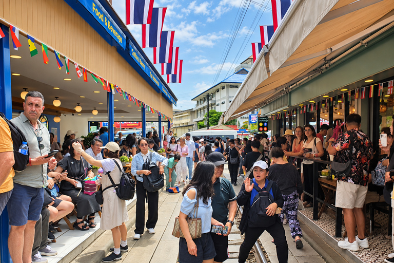 Maeklong, Damnoen Floating Market & Ayutthaya Private Tour Full day with Tour Guide