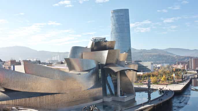 bilbao highlights guggenheim and san mamés with lunch