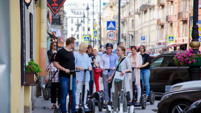 st. petersburg 2.5hour segway sightseeing tour