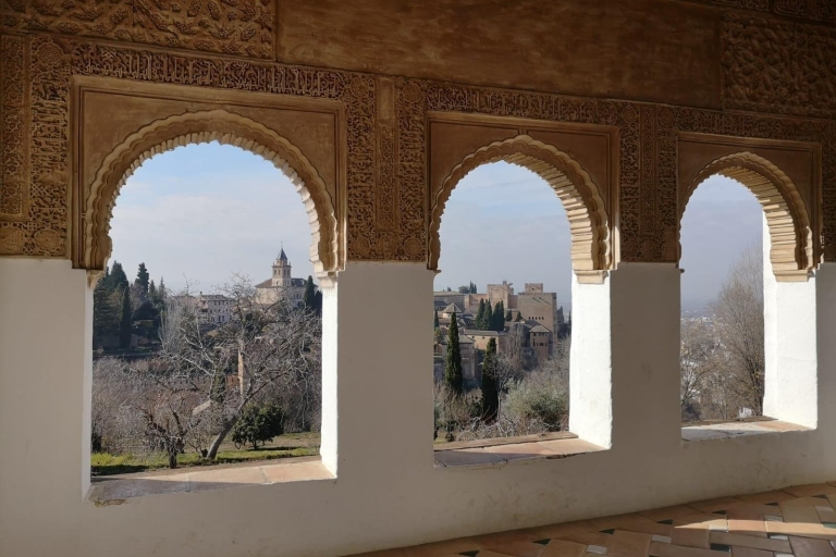 Vanuit Sevilla: dagtour Granada en Alhambra met ticketRondleiding in het Spaans, Engels, Italiaans en Frans