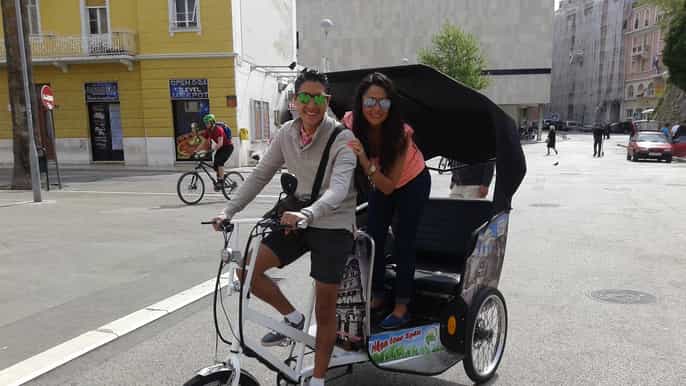 private split rickshaw ride tour west