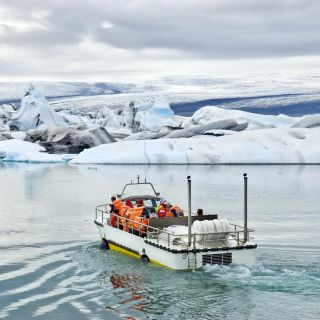 Excursión de 2 días por la costa sur con caminata por el glaciar y recorrido en barco